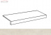 Плитка Italon Миллениум Пьюр ступень фронтальная (33x160)